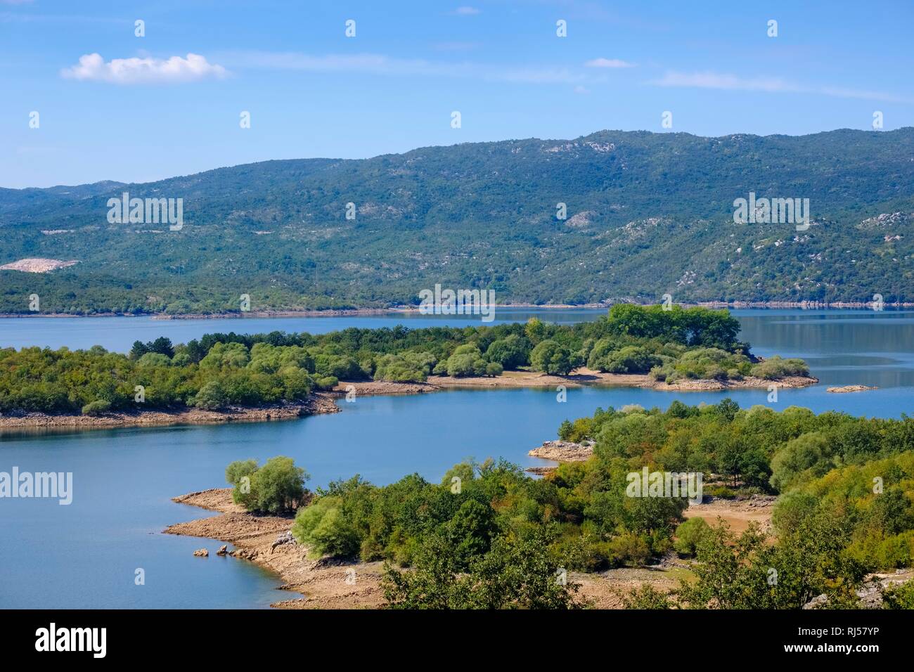 See Krupac, Krupacko jezero, Niksic, Provinz, Montenegro Stockfoto