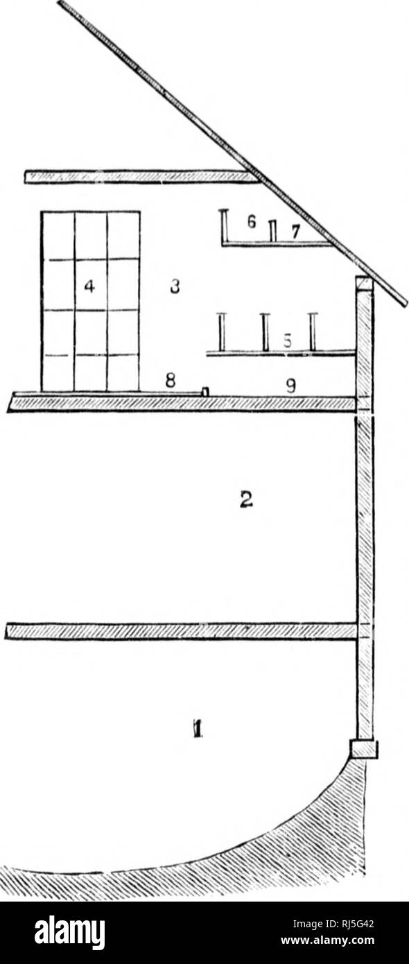 . Manuel d'Landwirtschaft [microforme]. Landwirtschaft Die Landwirtschaft. MANUEL I) AcMUCl' LTl. aoo Ã® naiiiÃ¹Ã® v À tenir La voituiv d Ã® i |&gt; l (ml)) sur toute sa Loni^ ueur, rjuuiid lo Cheval est parti. 11 sera utile" l'Ajouter à un SÃ¨me su|&gt;)) Ort avec]) euture, en Dessous de la jtorte, afin d'enipÃªelier&lt; | ue Le Poulailler ne haseulo en arriÃ¨r ((juand auf y en-Ti'era. 736. Poulailler d'Hi-Ver.ÂN) ans notre Climat, oÃ¹ les poiUes doivent Pas-ser l'hiver sans sortir, il faut aux volailles Do l'es - Tempo, oÃ¹ elles puissent gratter et prendre Beau-coup d'exercice, Auto sans activitÃ© auf ne]) EUV Stockfoto