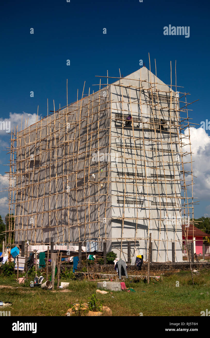 Kambodscha, Preah Koh Kong, krong Khemara Phoumin, Gebäude ohne Fenster, zu Haus Birds Nest Suppe Schwälbchen gebaut wird, Stockfoto