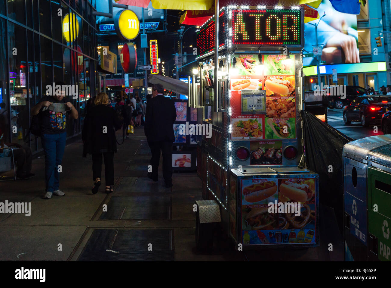 Essen Lkw in New York City Stockfoto
