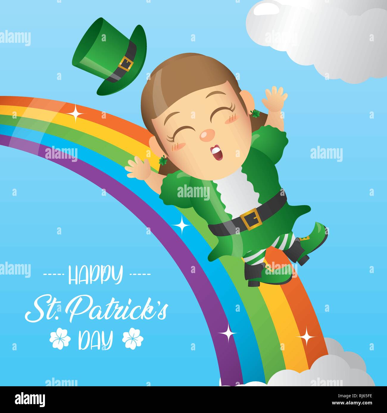 Happy st patricks day Stock Vektor