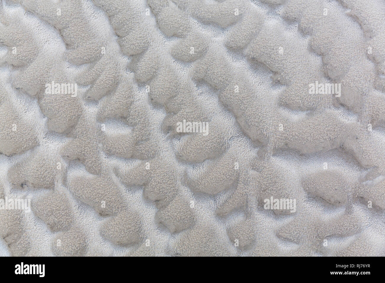 Nordsee, Strang, Muster im Sand Stockfoto