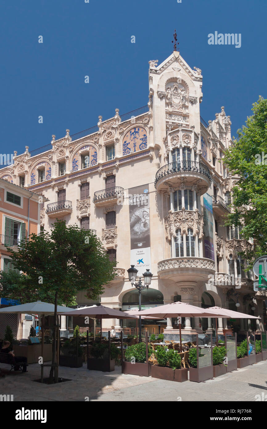 Gran Hotel Placa Weyler Palma De Mallorca Mallorca Balearen Spanien Stockfotografie Alamy