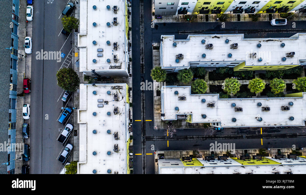 Zephyr Gate von Pulte, Stadthaus Gebäudekomplex in Oakland, CA, USA Stockfoto
