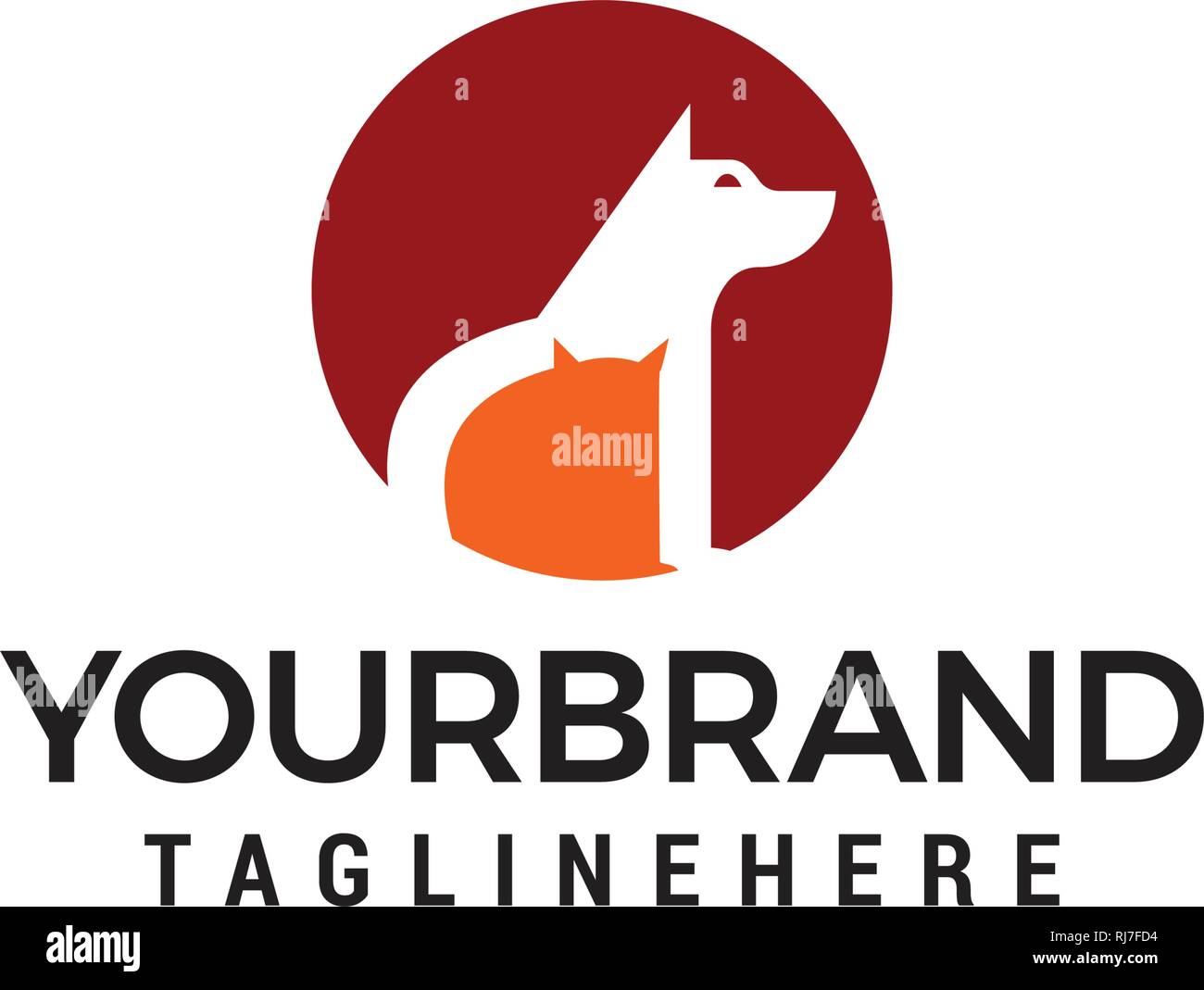 Katzen logo Stock-Vektorgrafiken kaufen - Alamy