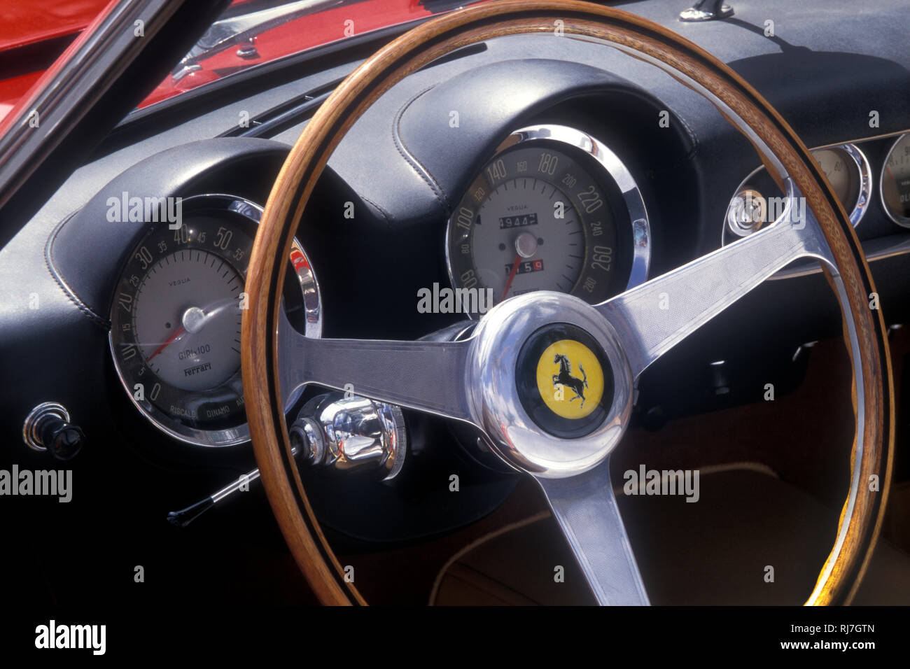 Ferrari 250 California Spider fahren in Kalifornien, USA 1997 Stockfoto