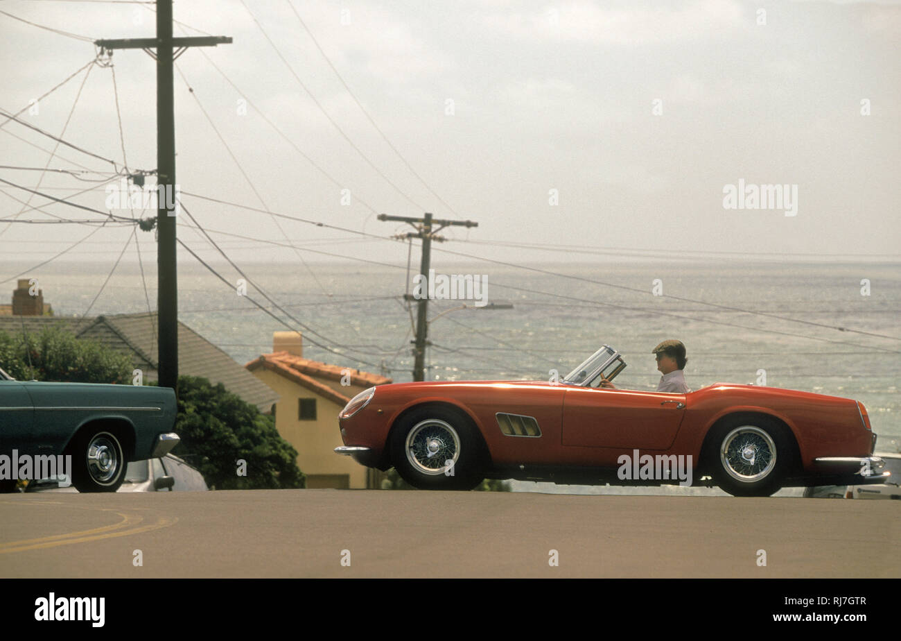 Ferrari 250 California Spider fahren in Kalifornien, USA 1997 Stockfoto