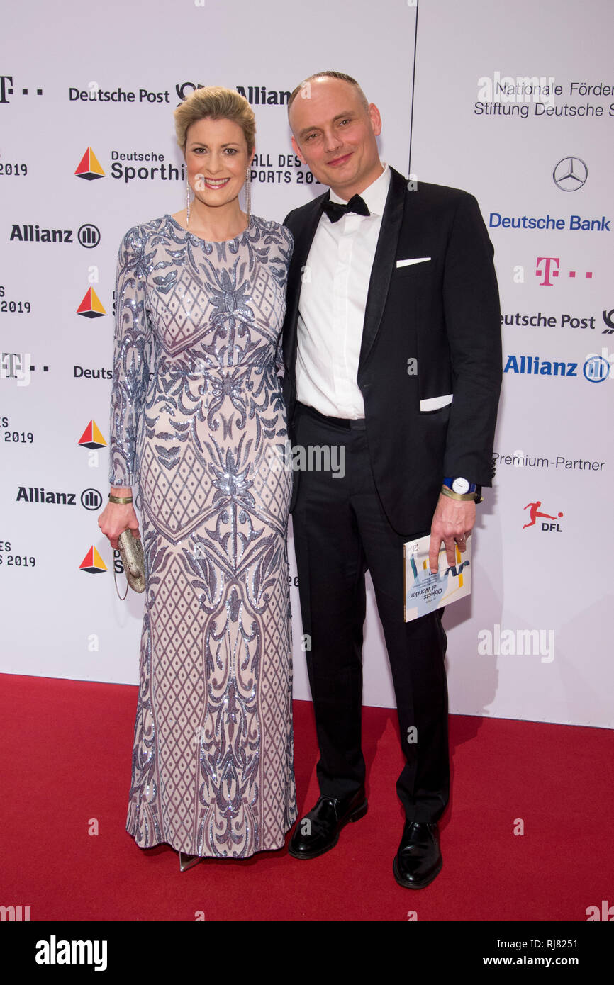 Christina RINGER, Moderator, mit Joachim RINGER,, Roter Teppich, Red ...