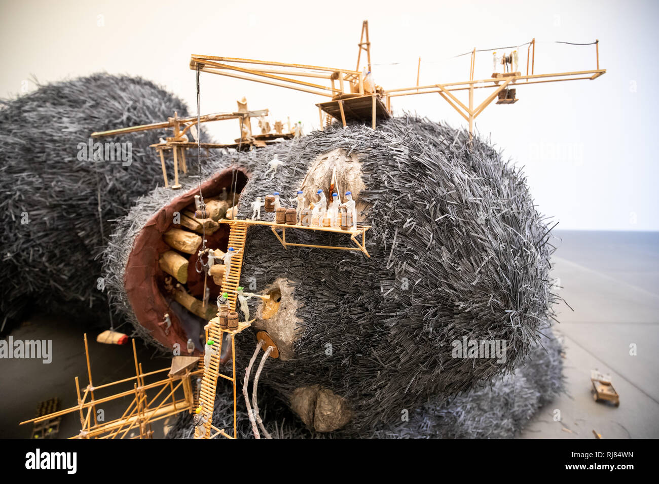 05. Februar 2019, Bayern, Nürnberg: die Installation \