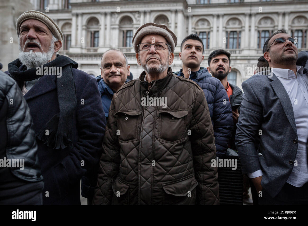 London, Großbritannien. 5. Februar, 2019. Jährliche Kaschmir Tag der Solidarität. Credit: Guy Corbishley/Alamy leben Nachrichten Stockfoto