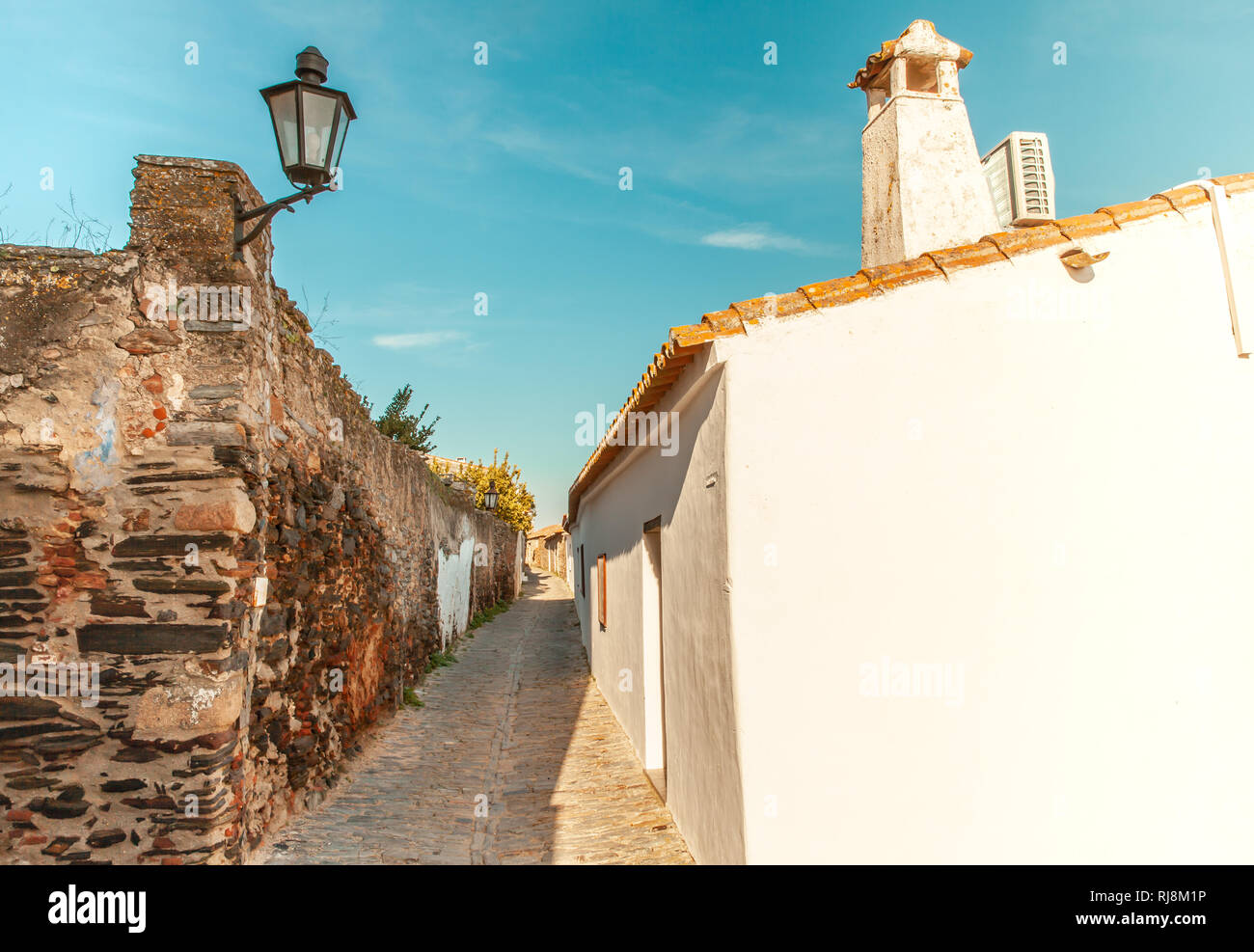 Mittelalterliches Dorf Monsaraz im Alentejo Portugal reisen Europa Stockfoto