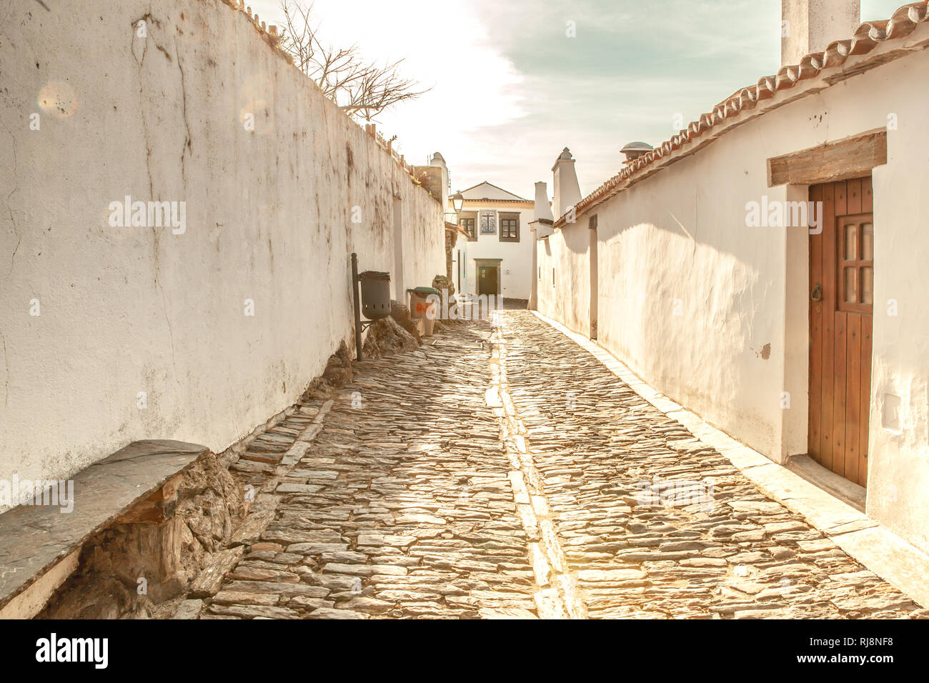 Mittelalterliches Dorf Monsaraz im Alentejo Portugal reisen Europa Stockfoto