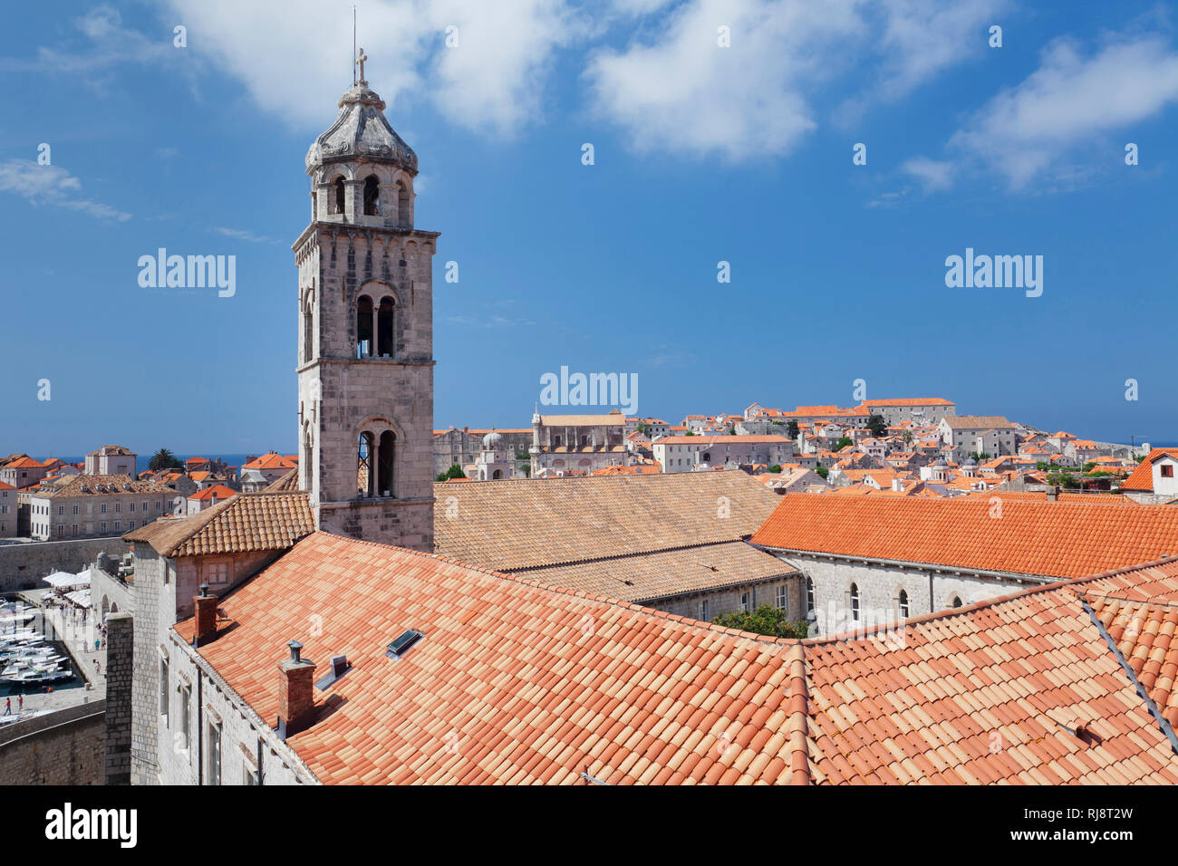 Dominikanerkloster- und Kirche, Dubrovnik, Dalmatien, Kroatien Stockfoto