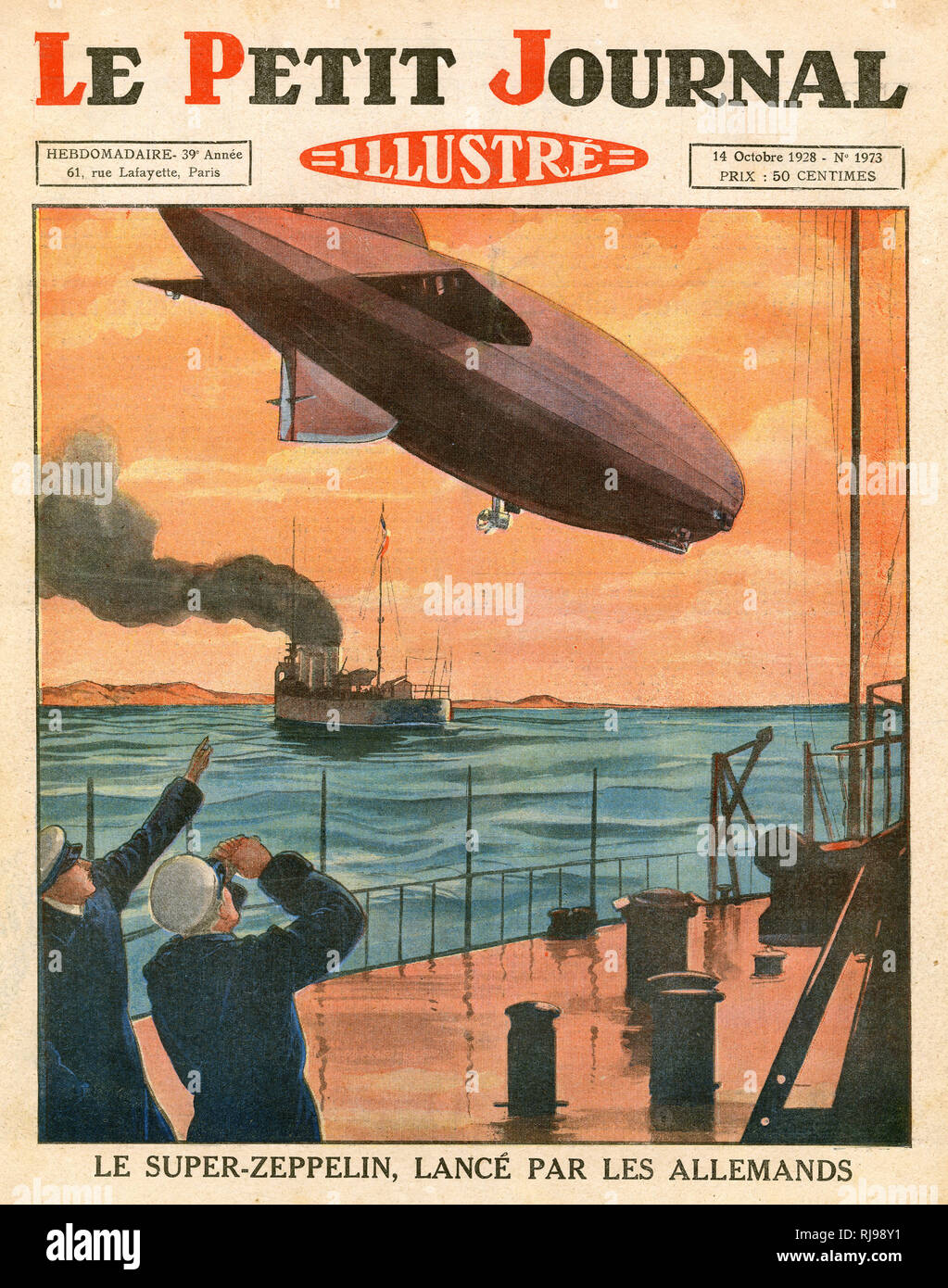 LZ 127 „GRAF ZEPPELIN“ Stockfoto