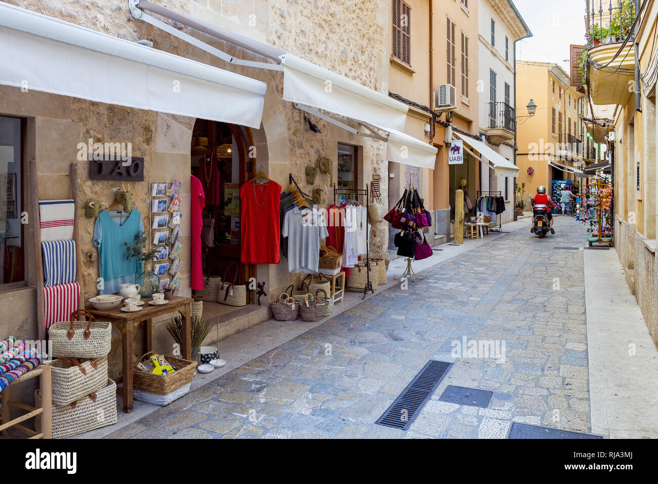 Pollenca, Stadt im Nordosten der Insel Mallorca, Mittelmeer, Balearen, Spanien, Südeuropa Stockfoto