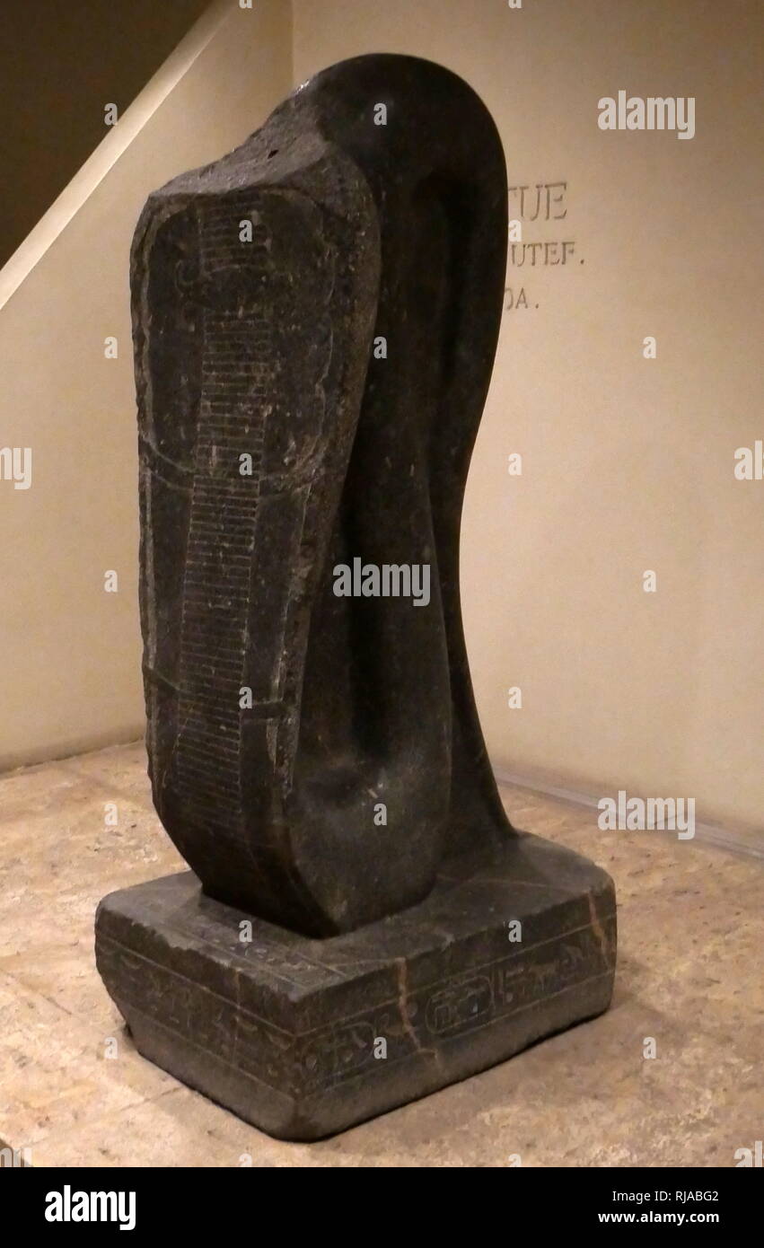 Cobra Statue; Herrschaft von taharqa; 20. Dynastie; Ägyptische. 664 v. Chr. Stockfoto