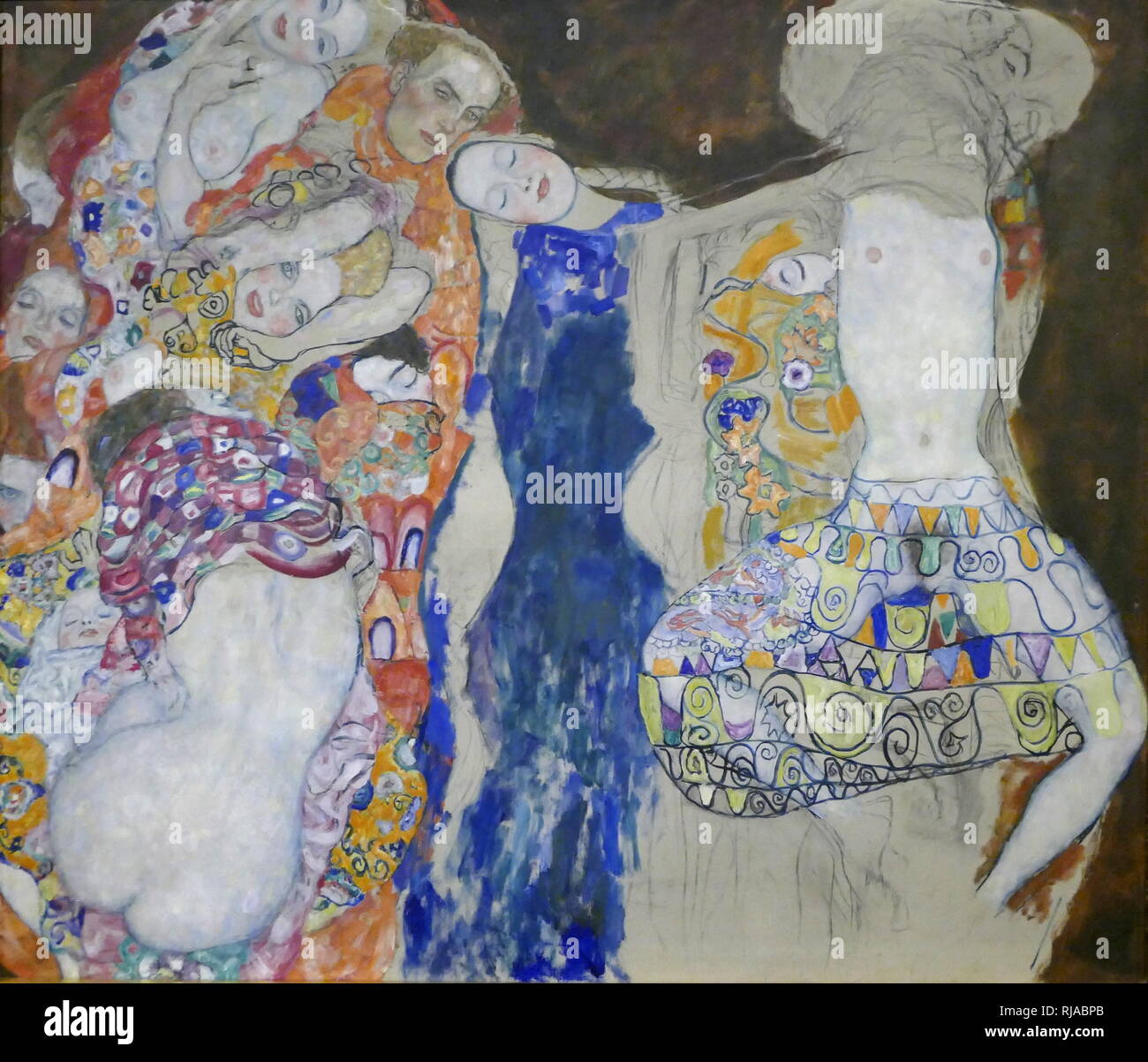 Die Braut (unvollendet), Gemälde von Gustav Klimt. 1917 - 1918; Jugendstil; allegorischen Gemäldes. Öl auf Leinwand Stockfoto