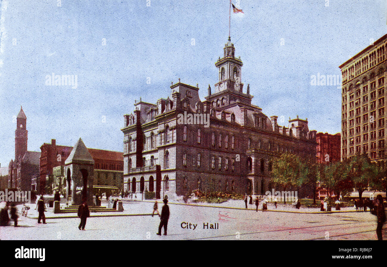 Detroit, Michigan, USA - Rathaus Stockfoto