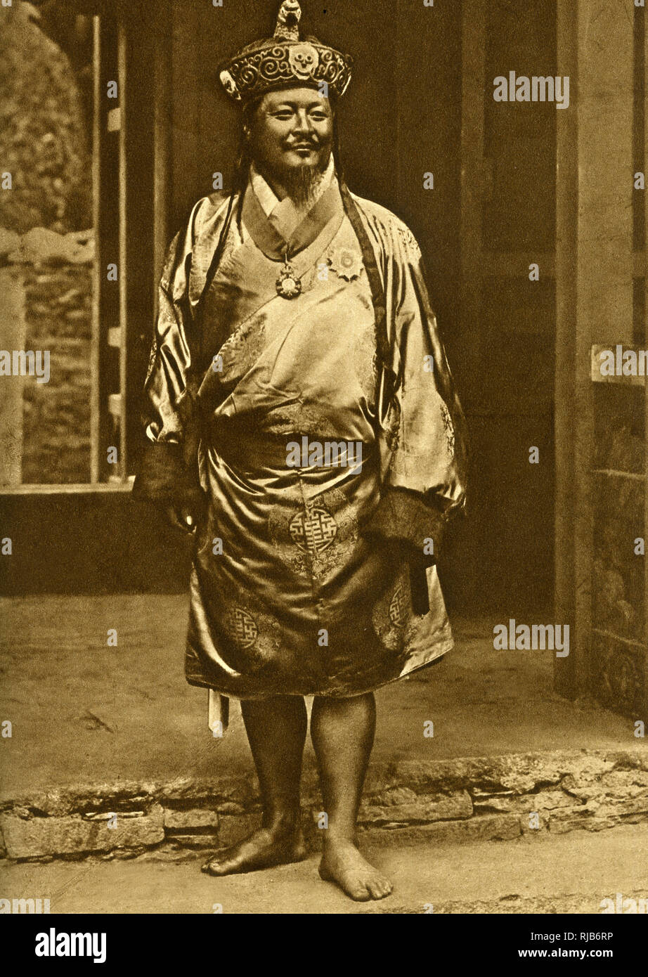 König von Bhutan (Druk Gyalpo), Bhutan, Südasien Stockfoto