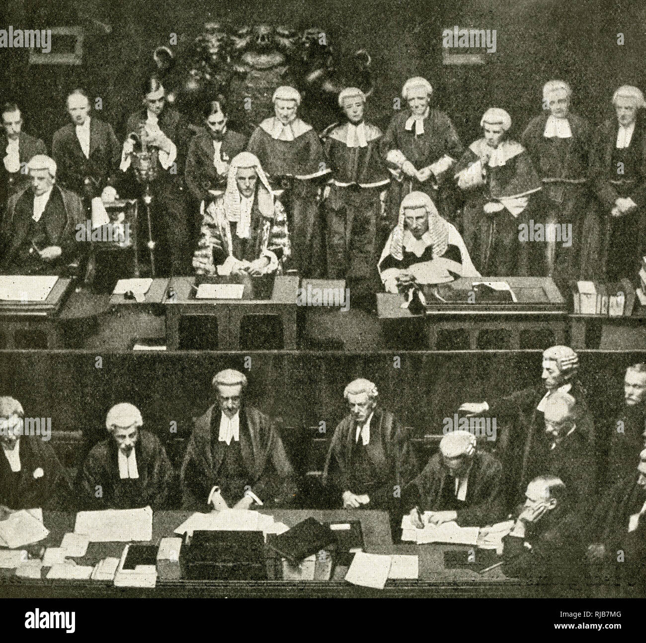 Vereidigungszeremonie eines Lord Chief Justice, London Stockfoto