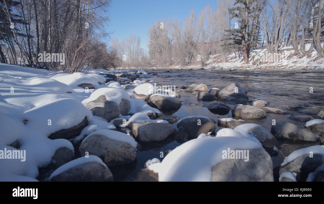Winter in Colorado Stockfoto