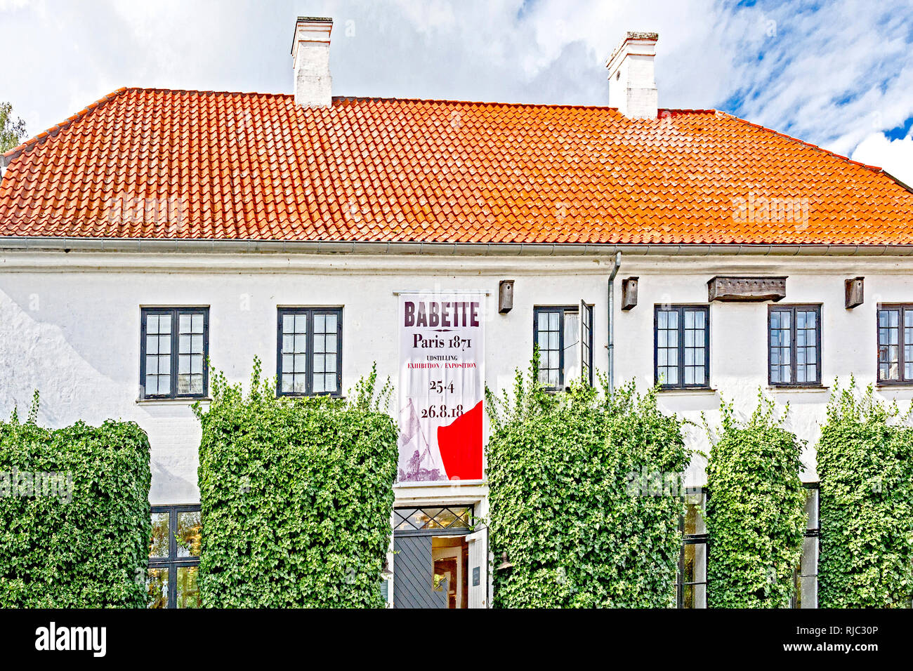 Rungsted (Dänemark, Seeland): Karen Blixen's Home, jetzt ein Museum Stockfoto