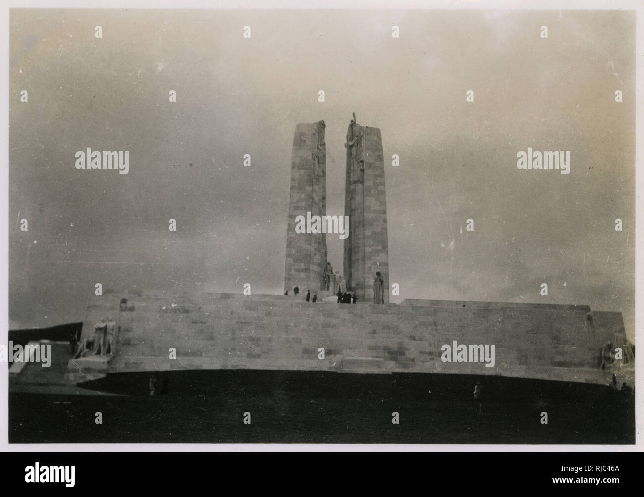 WW1 - das Canadian National Vimy Memorial Stockfoto