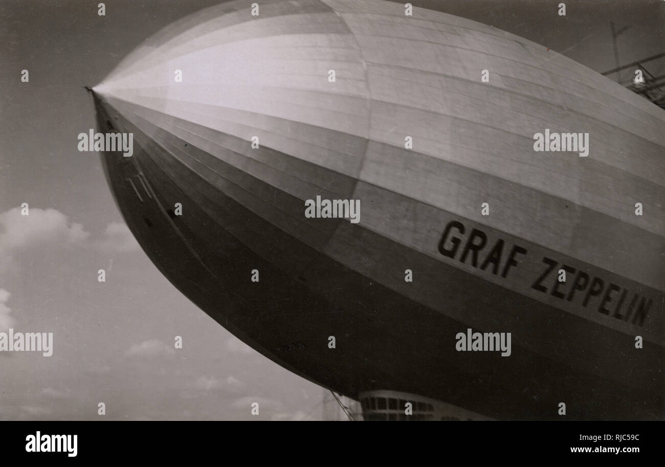 Deutschland - Graf Zeppelin Airship Stockfoto