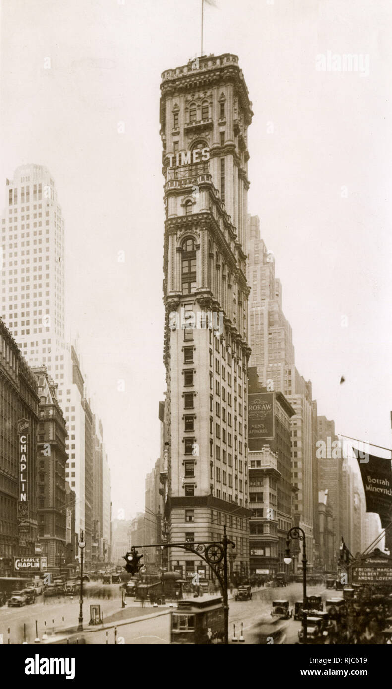 New York Times Building - Times Square, NYC, USA Stockfoto