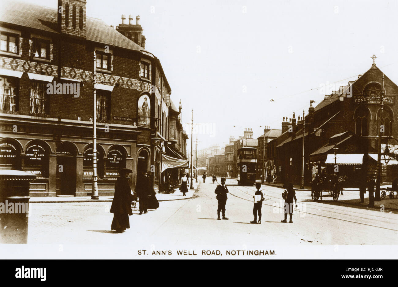 St. Ann's Well Road, Nottingham Stockfoto