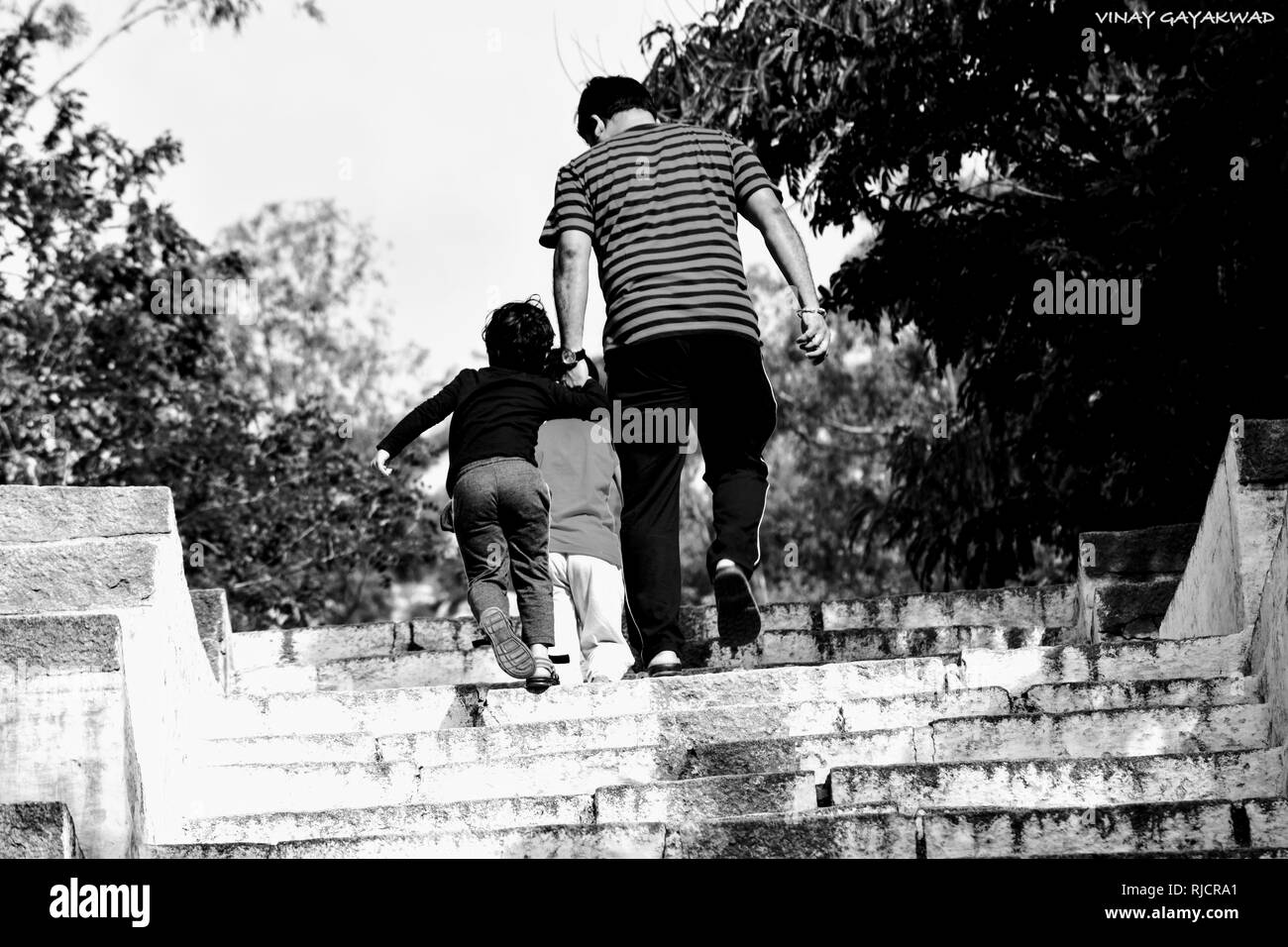 Familie Stockfoto