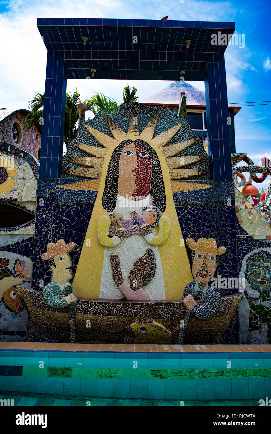 Symbol, Fusterlandia, Havanna, Kuba Stockfoto