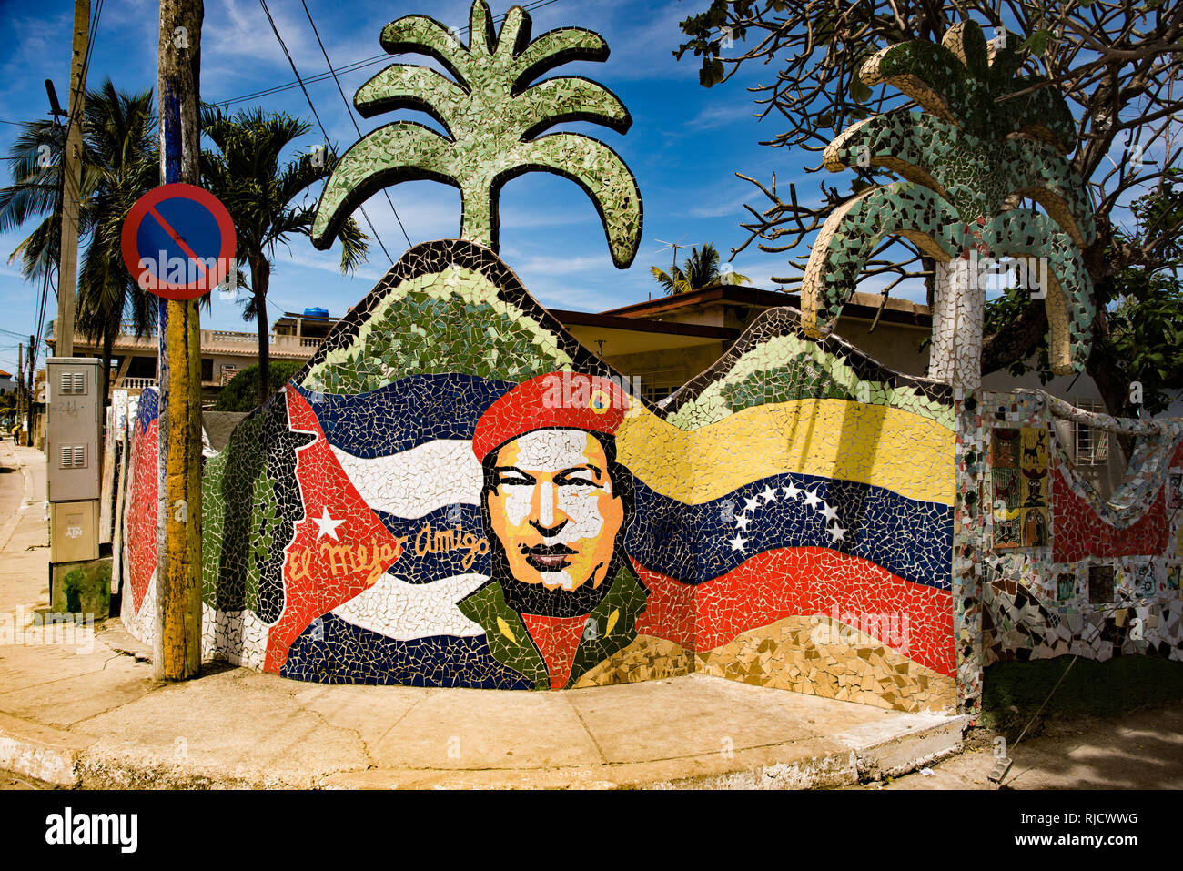 Chavez Memorial, Fusterlandia Stockfoto