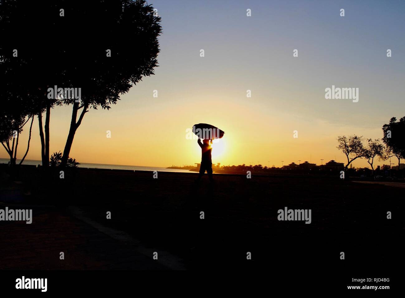 Kuwait sunrise Stockfoto