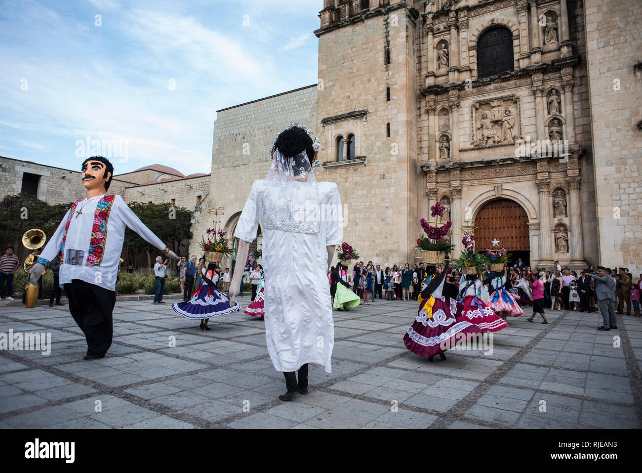 Santo Domingo Tempel, Oaxaca Stadt Stockfoto