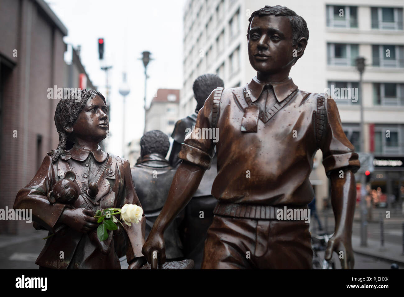 Berlin, Deutschland. 27. Januar 2019. Heute ist der Internationalen Holocaust Gedenktag, einer jährlichen Tag des Gedenkens entwickelt, zu verhindern. Stockfoto
