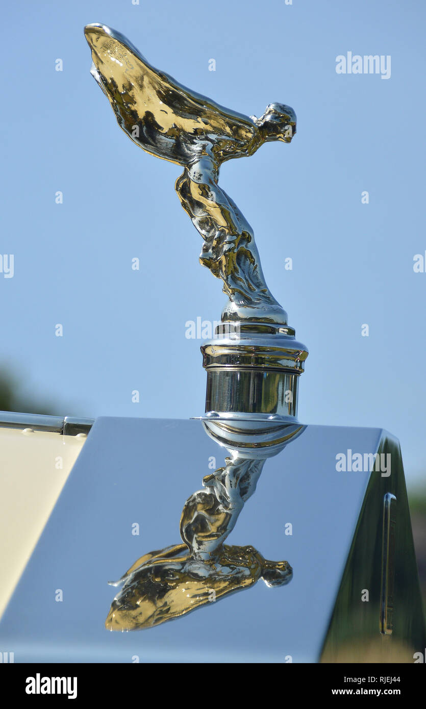 Rolls Royce Maskottchen Stockfoto