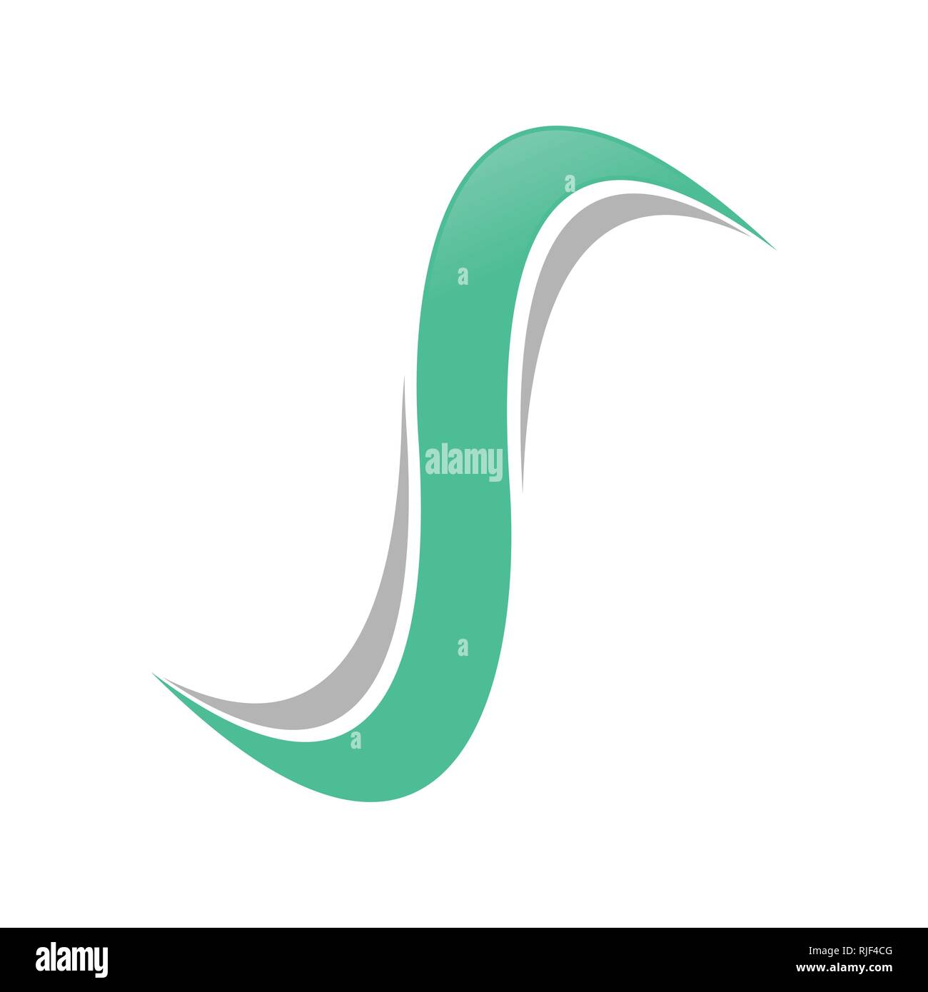 Cyclone S Schreiben erste Symbol Vektorgrafik Logo Design Template Stock Vektor