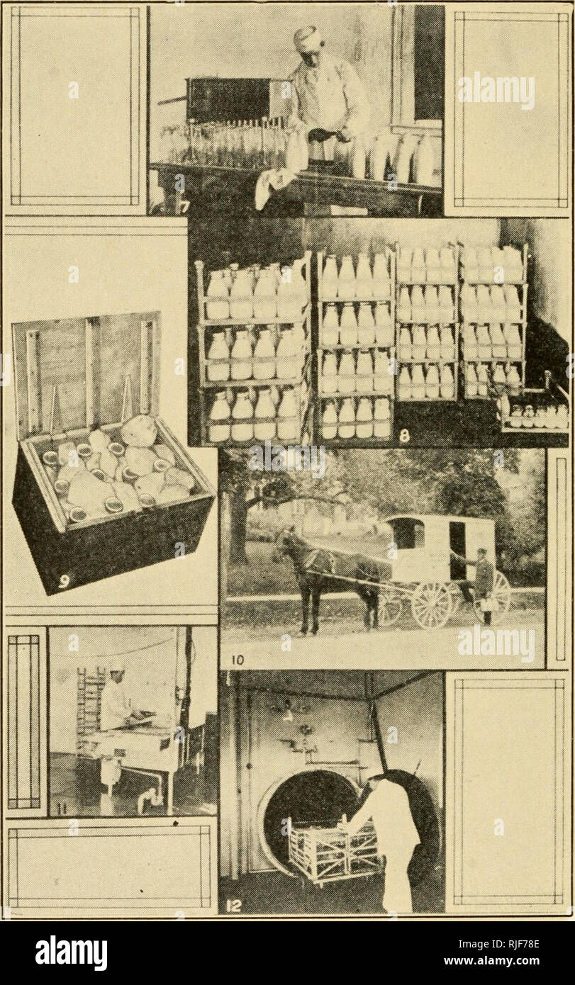 . Ein Katechismus der Landwirtschaft. Die Landwirtschaft. Teil der Ausrüstung einer modernen Molkerei, die Lieferung wagen und Abfüllung. 72. Bitte beachten Sie, dass diese Bilder sind von der gescannten Seite Bilder, die digital für die Lesbarkeit verbessert haben mögen - Färbung und Aussehen dieser Abbildungen können nicht perfekt dem Original ähneln. extrahiert. Atkeson, Thomas Clark, 1852-1935. New York, Orange Judd Unternehmen Stockfoto