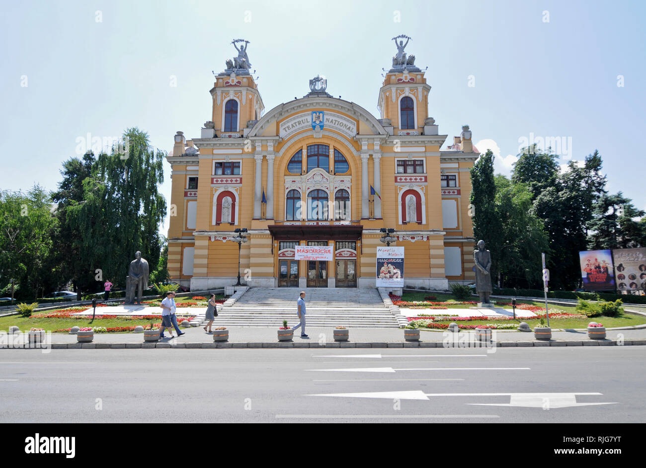 National Theater Lucian Blaga. Cluj-Napoca, Rumänien Stockfoto