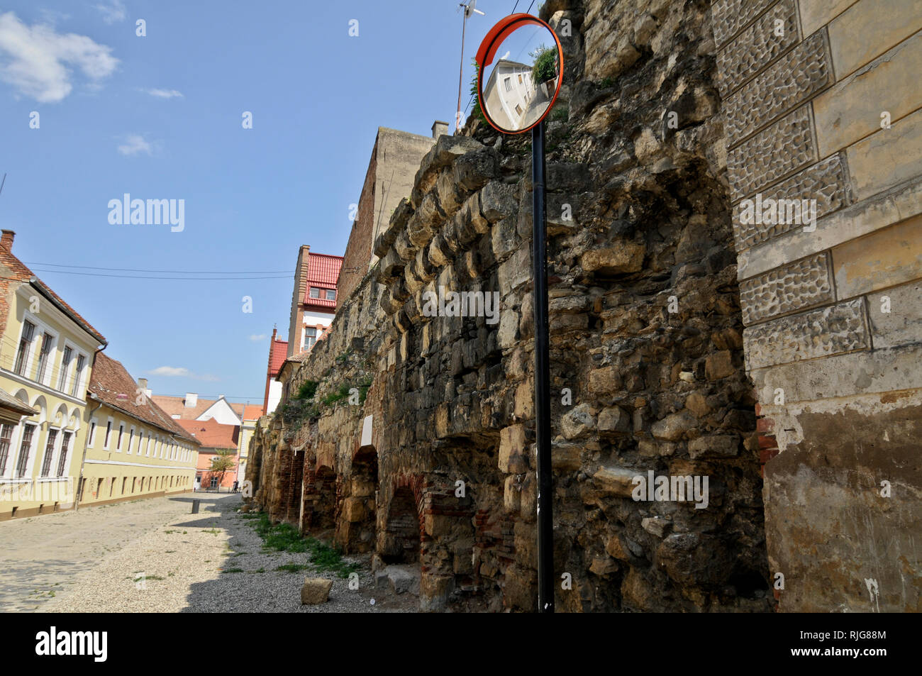 Cluj Napoca Altstadt Strasse Rumanien Stockfotografie Alamy
