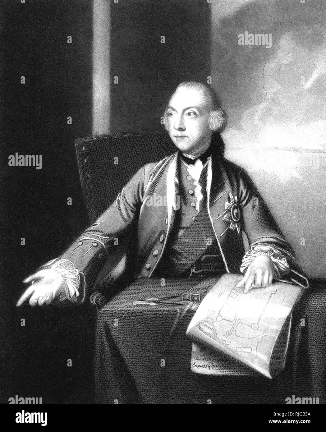 FRANCIS GREVILLE, 1st Earl of Warwick (1719-1773), englischer Aristokrat Stockfoto