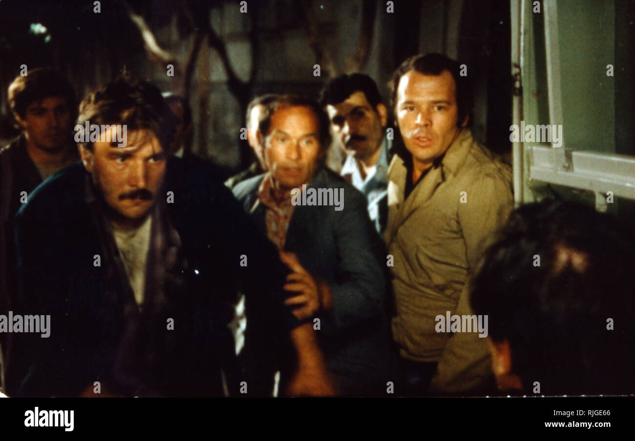 Film Still, von den rasanten Thriller Z (1969) von Costa-Gavras Stockfoto