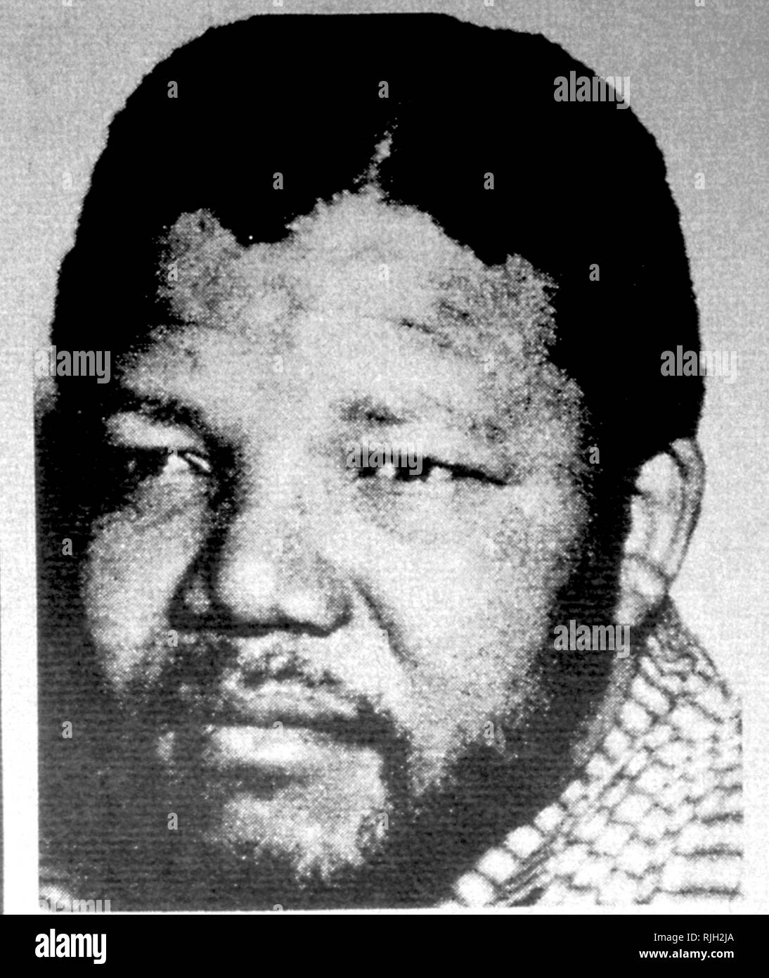 Nelson Mandela 1975 Mandela 1918 2013 War Ein Sudafrikanischer Anti Apartheid Revolutionare Politische Fuhrer Und Philanthrop Der Als Prasident Von Sudafrika Von 1994 Bis 1999 Gedient Stockfotografie Alamy