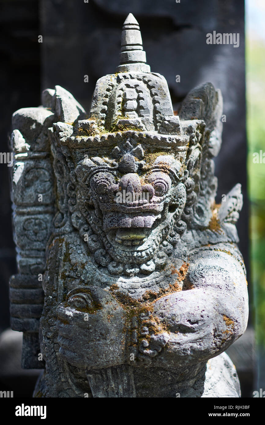 Statue auf Padang Strand, Bali, Indonesien Stockfoto