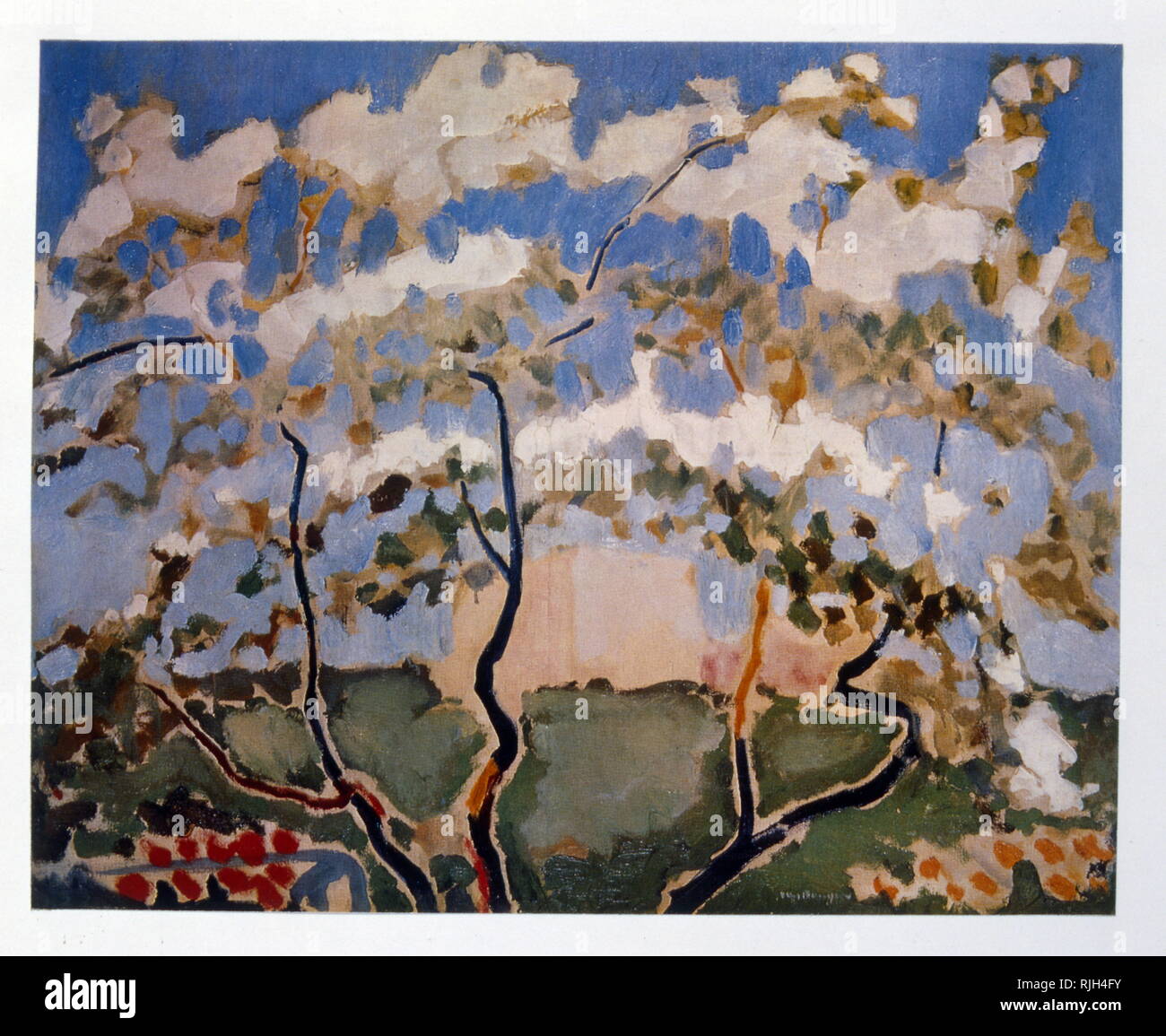 Die Feder", 1908, Öl auf Leinwand, von Kees van Dongen (1877 - 1968), niederländisch-Maler, der als einer der führenden Fauves Stockfoto