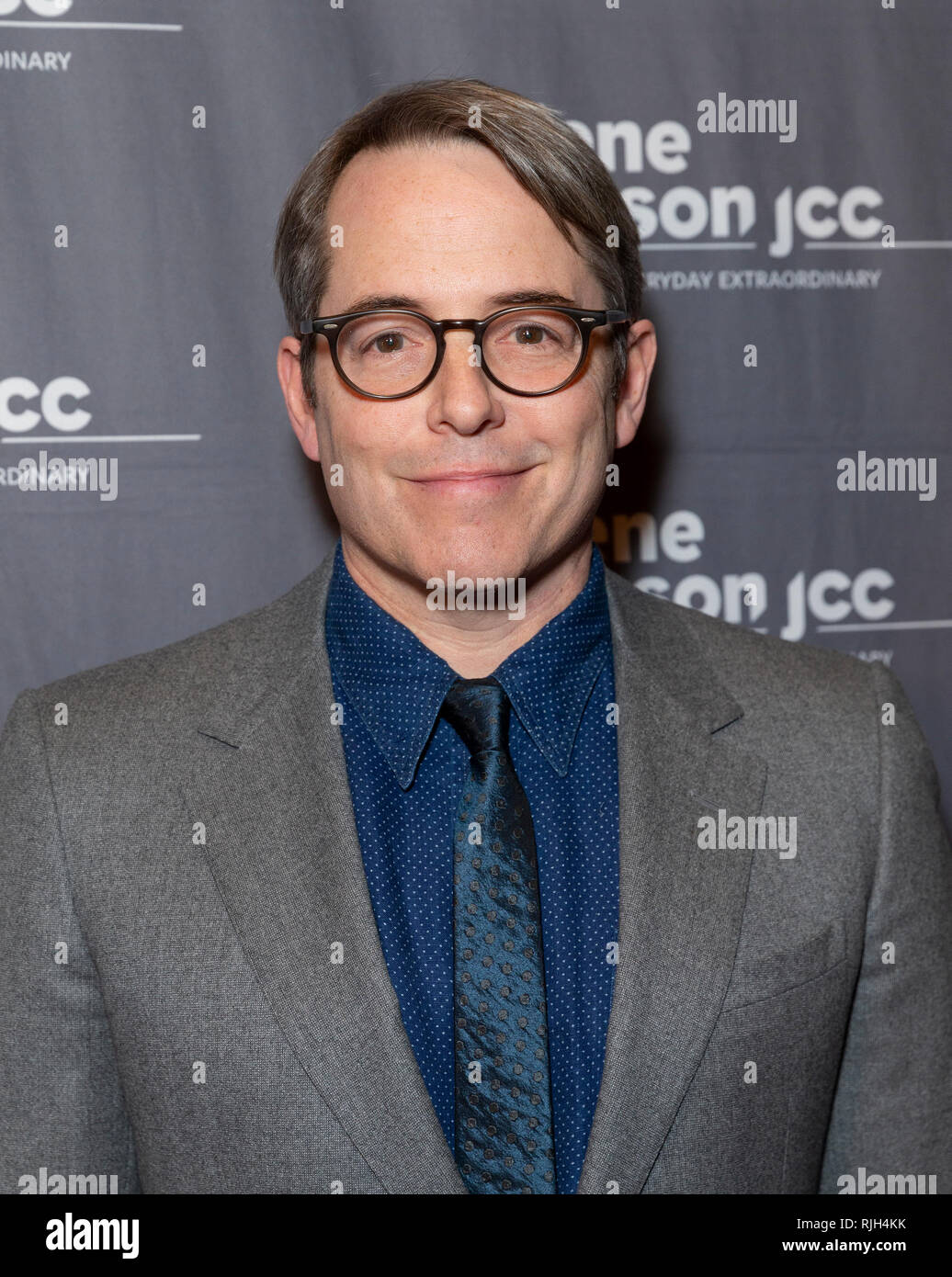 Schauspieler Matthew Broderick besucht Special Screening zu Staub an Marlene Meyerson GBA Manhattan (Foto von Lew Radin/Pacific Press) Stockfoto