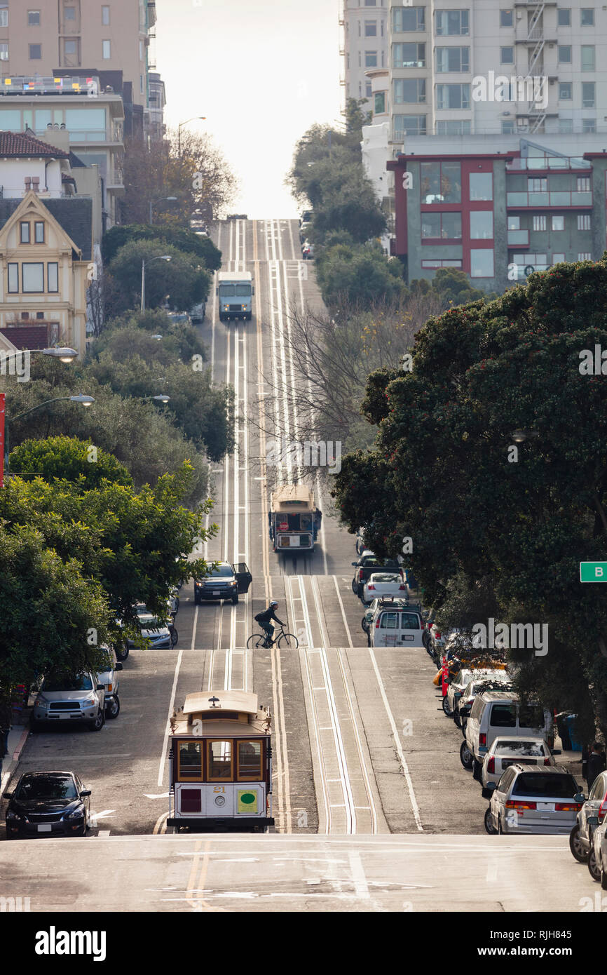 Verkehr, San Francisco, USA Stockfoto