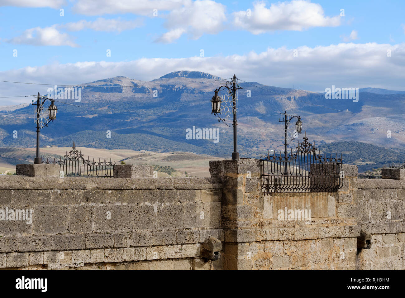 Puente Nuevo, der Neuen Brücke, 18. Jahrhundert, Ronda, Malaga, Andalusien, Spanien, Stockfoto