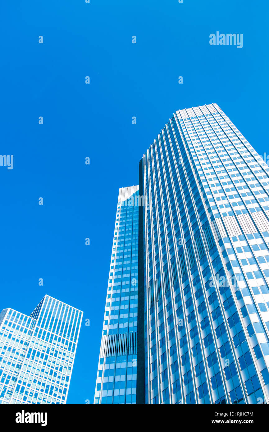 Hochhäuser in central business district Stockfoto